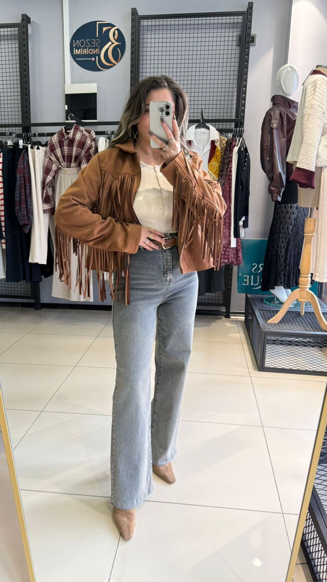 Kendinden Kemerli  Straıght Jean