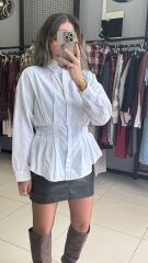 Belden Oturtmalı Gömlek