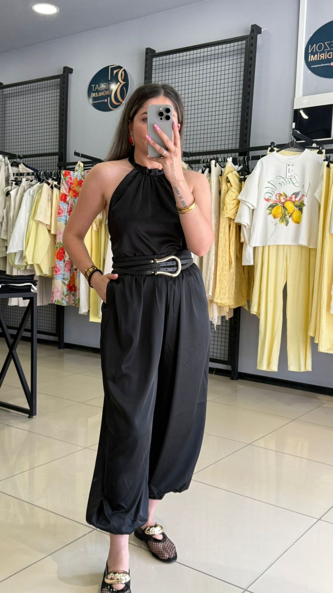 Siyah Şalvar Pantolon