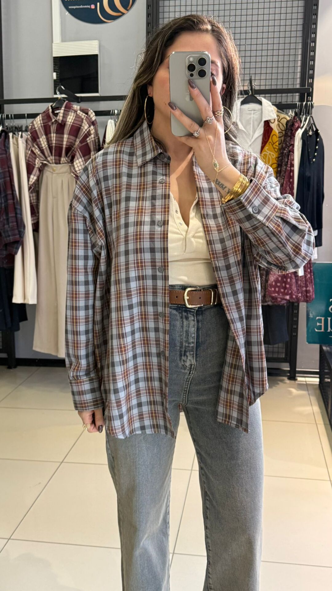 Ekoseli Premıum Gömlek