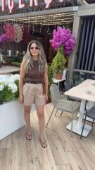 Kendinden Kemerli Tensel Şort