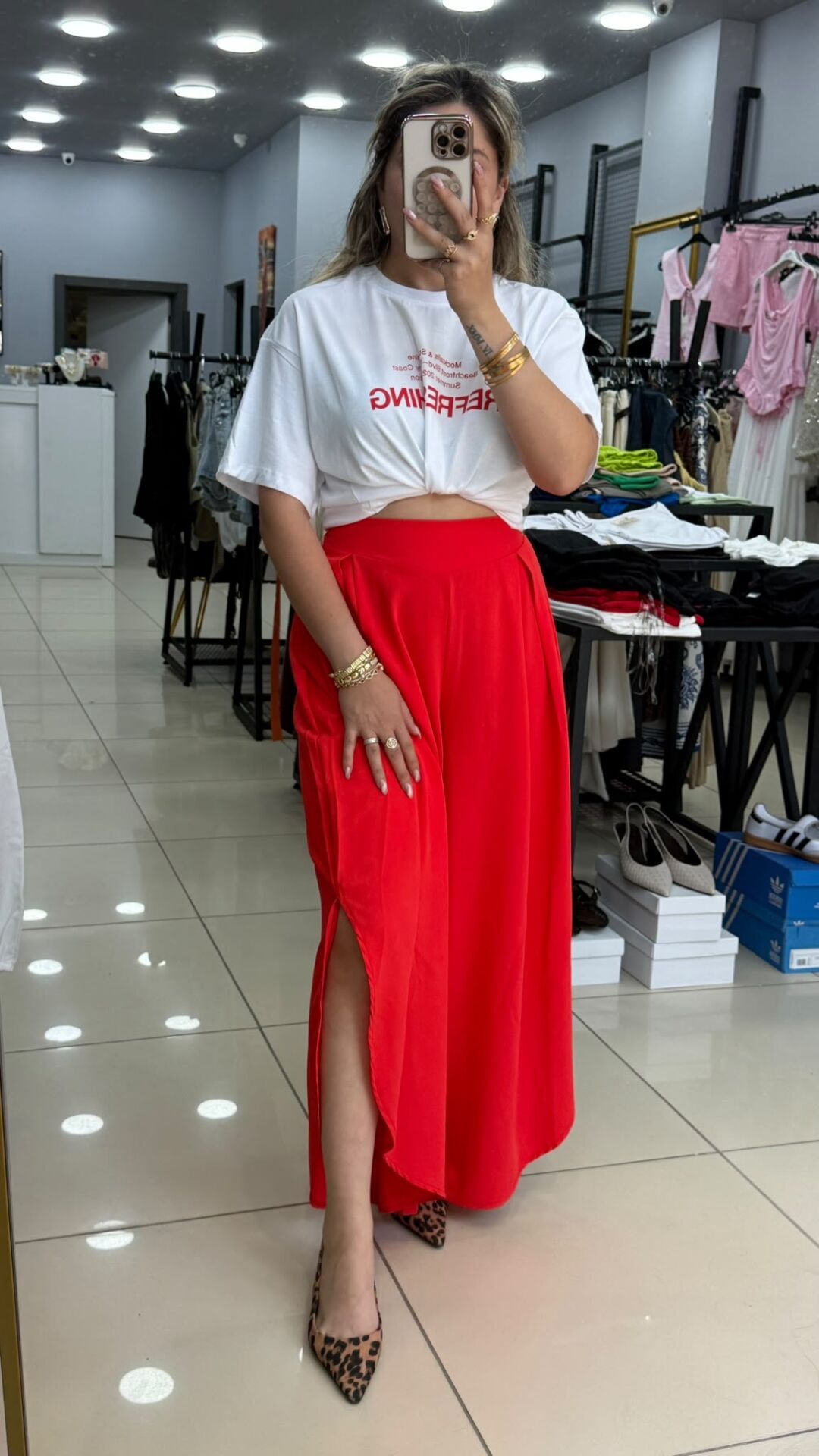 Baskılı Oversize Tshırt