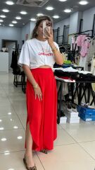 Baskılı Oversize Tshırt