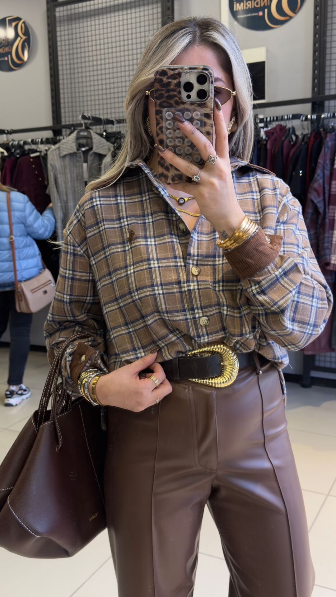 Çizgili Ekose Gömlek