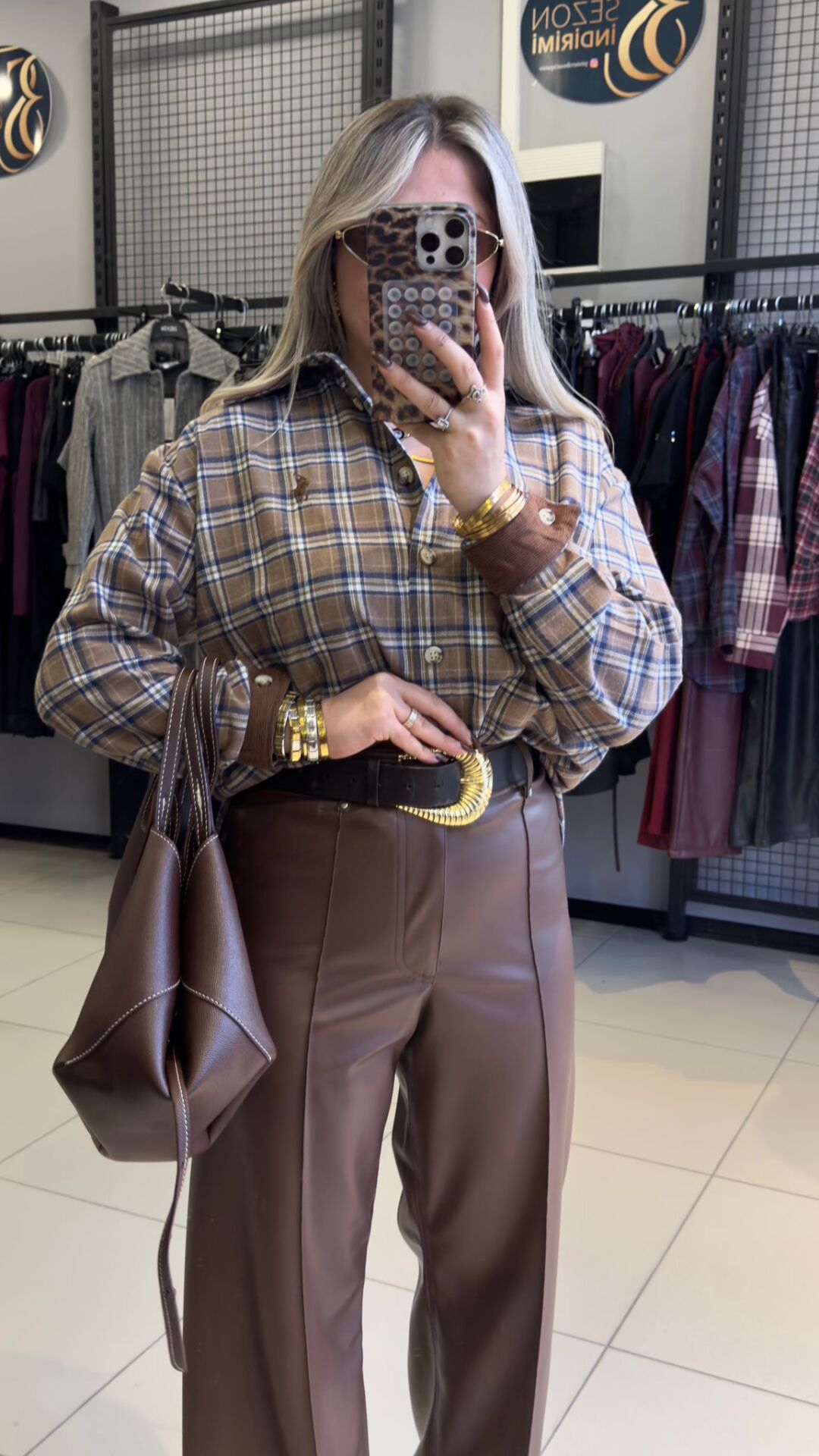 Çizgili Ekose Gömlek