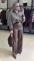 Çizgili Ekose Gömlek