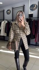 Ekose Şallı Tasarım Premıum Gömlek