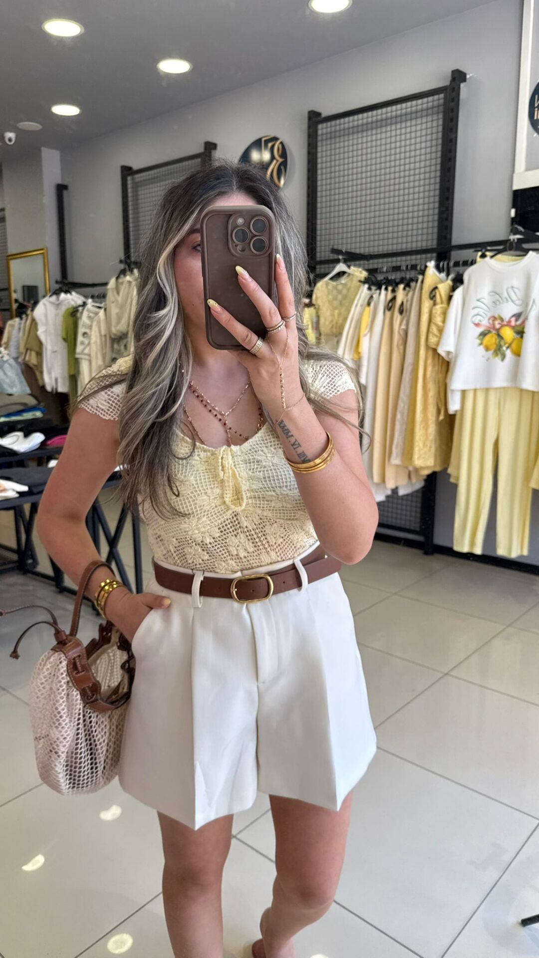 Dantel Marka Model Bluz -SARI