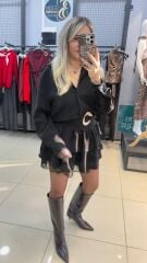 Kemerli Tasarım Elbise