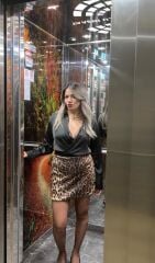 Leopar İçi Şortlu Mini EteK