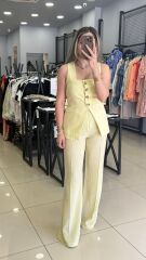 Keten Yelekli Takım-SARI