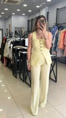 Keten Yelekli Takım-SARI