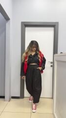 Belden İp Bağcık Detaylı Pantolon Ceket Takım