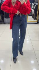 Şallı Triko Kazak-KIRMIZI