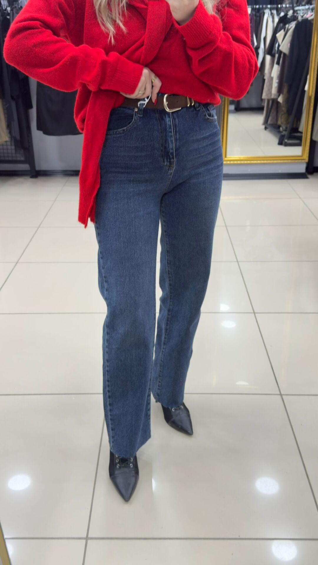 Kesik Paça Straıght JEAN