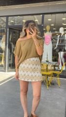 Merserize Simli Triko