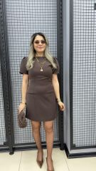 Marka Model Elbise Kahve
