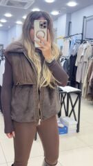 Marka Model Tasarım Peluş Yelek