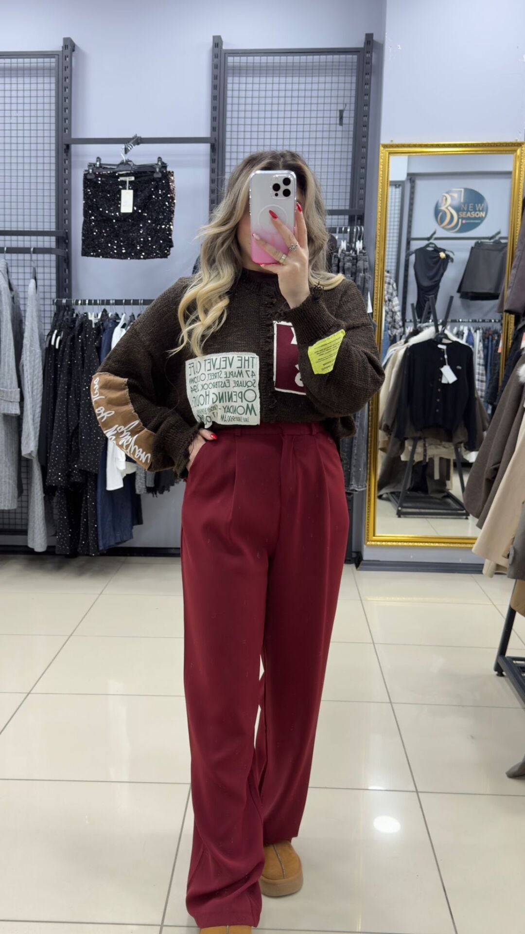 Marka Model Tasarım Kazak-KAHVE