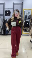 Marka Model Tasarım Kazak-KAHVE