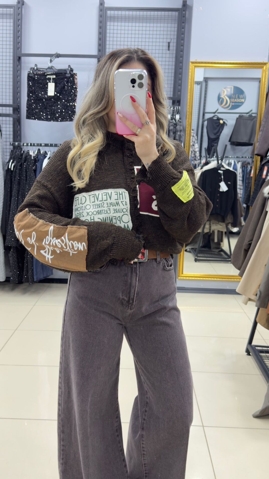 Marka Model Tasarım Kazak-KAHVE