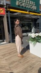 Süet Dik Yaka Ceket