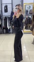 PUSH UP  İspanyol Paça Yüksek Bel Pantolon