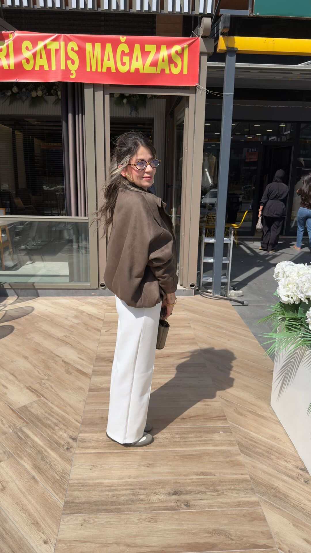 Süet Fermuarlı Düşük Omuz Ceket