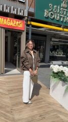 Süet Fermuarlı Düşük Omuz Ceket