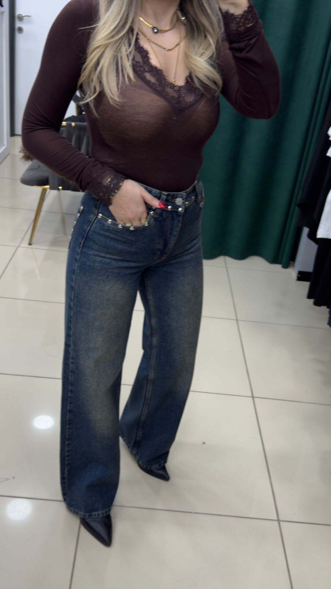 Yüksel Bel Tasarım WHITE LIKE Jean