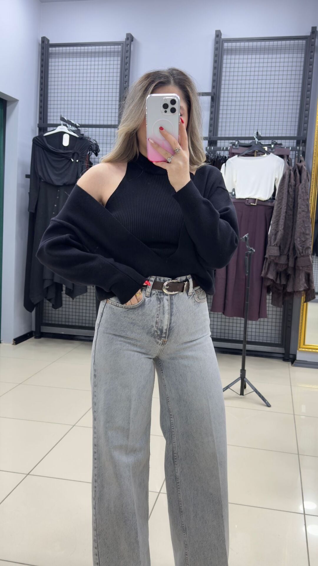 Tasarım Bluz -SİYAH