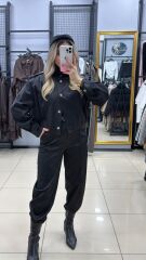 Kemerli Havuc Kesim Pantolon