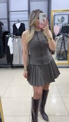 Tasarım Kravatlı Elbise