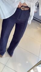 Kendinden Kemerli Likralı jean