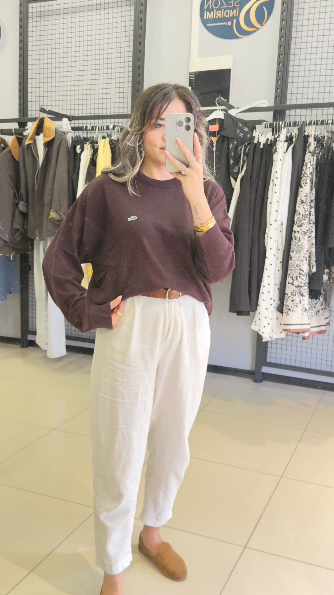 Orjınal Marka Triko Kazak-KAHVE