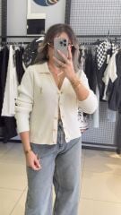 Orjınal Marka Triko Yaka HIRKA-BEYAZ