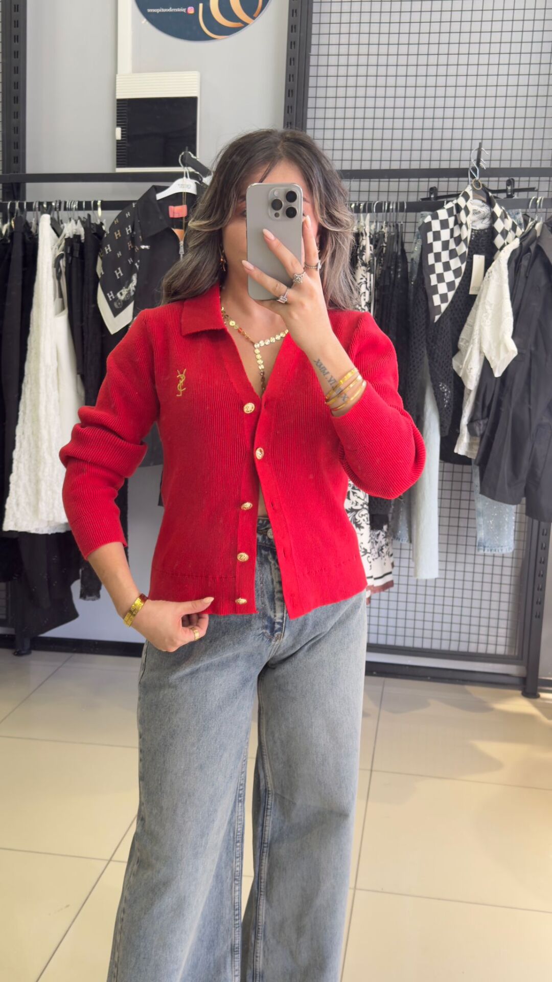 Orjınal Marka Triko Yaka HIRKA-KIRMIZI