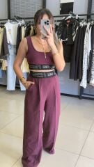 Kendinden Pedli Baskılı Crop