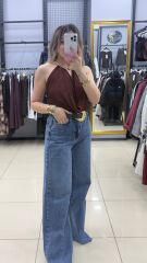 yüksek Bel Wideleg JEAN