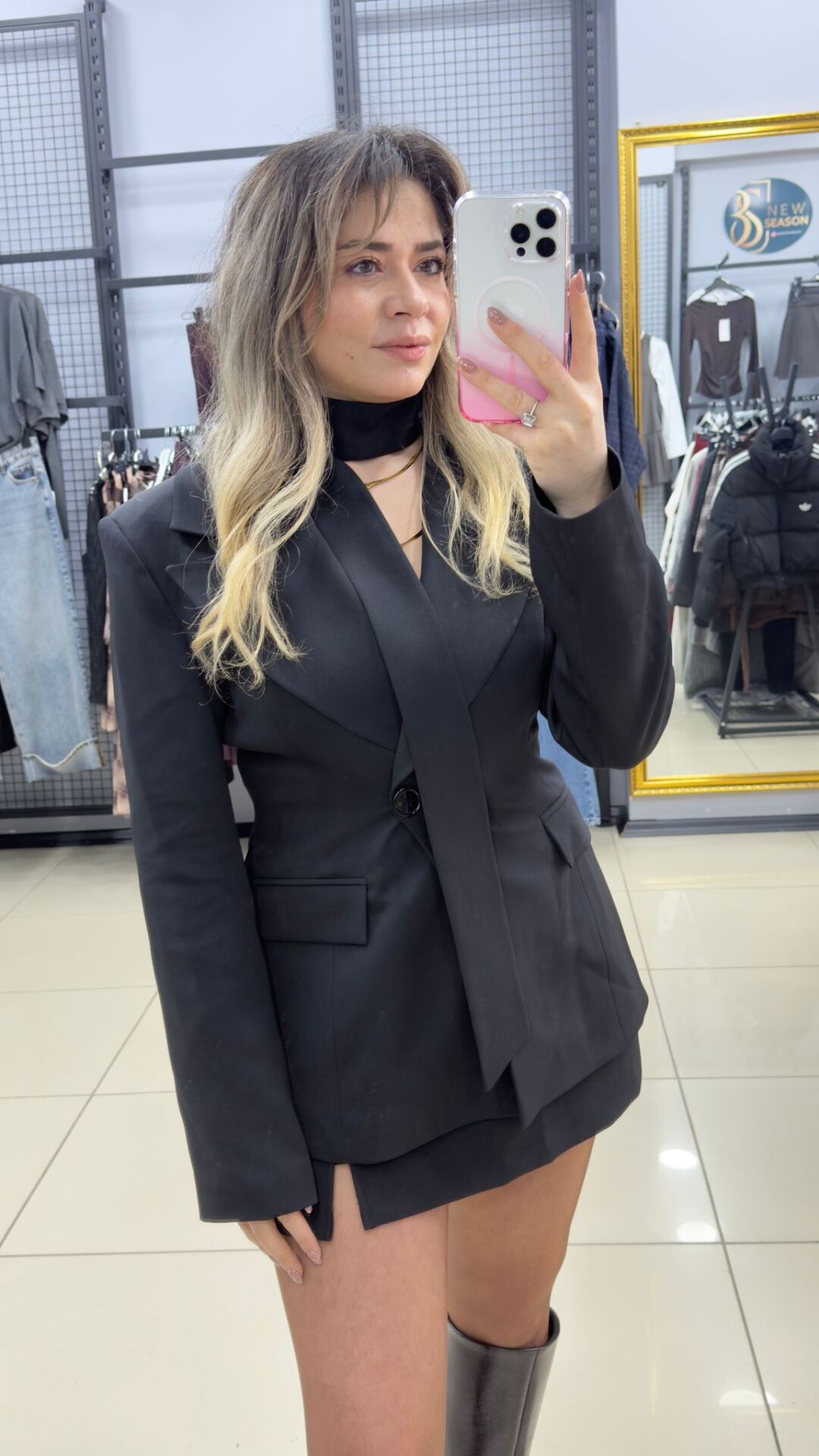 Belden oturtmalı Premıum Ceket