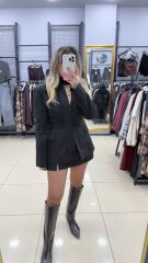 Belden oturtmalı Premıum Ceket