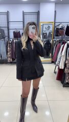 Belden oturtmalı Premıum Ceket