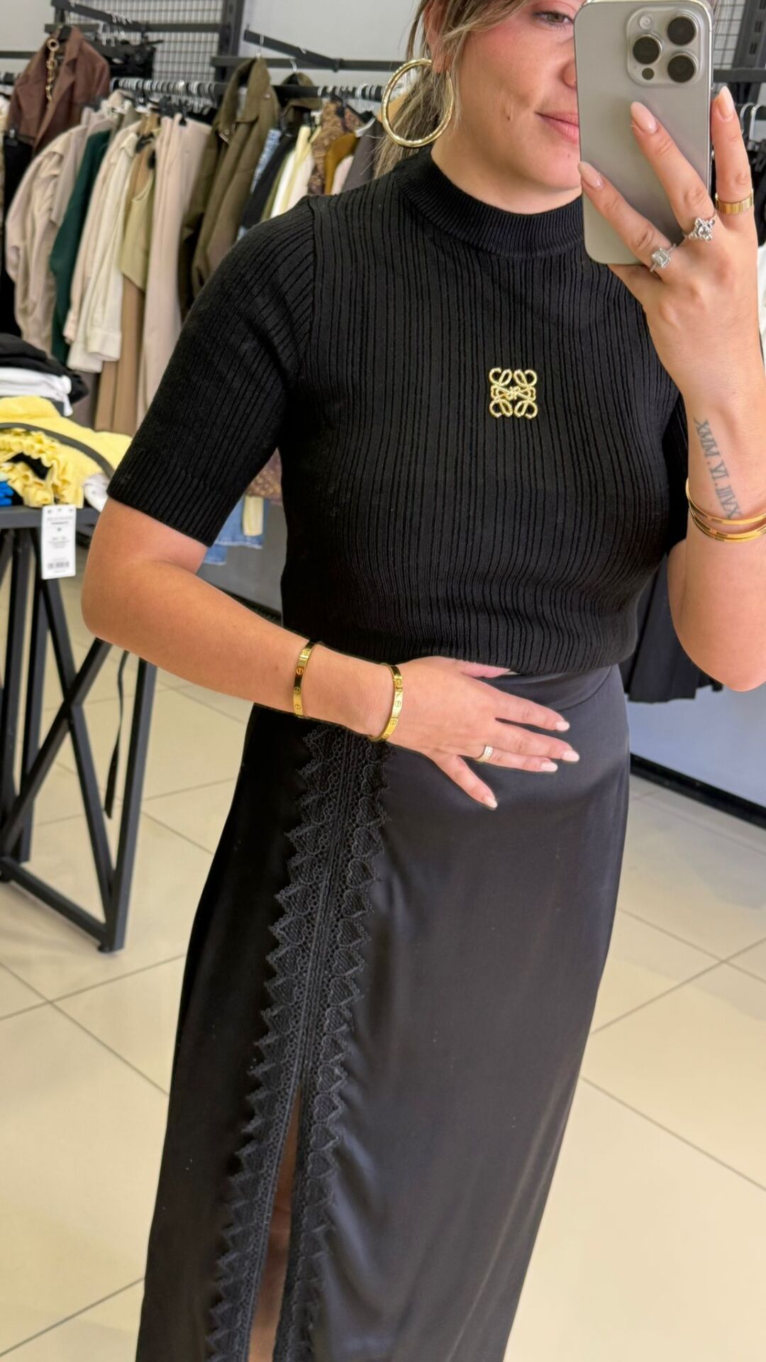 Marka Model Triko Bluz-SİYAH