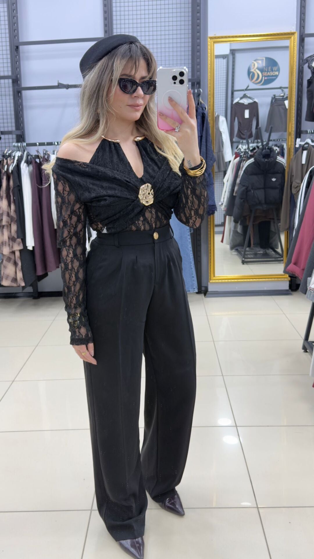 Beli Lastıklı Palazzo Pantolon