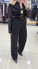 Beli Lastıklı Palazzo Pantolon