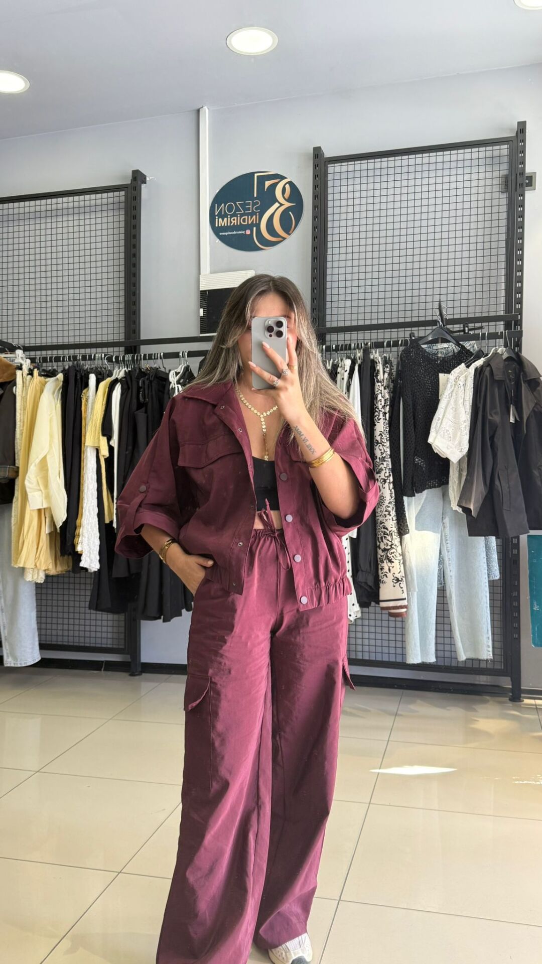 Beli Lastikli Kargo Pantolon