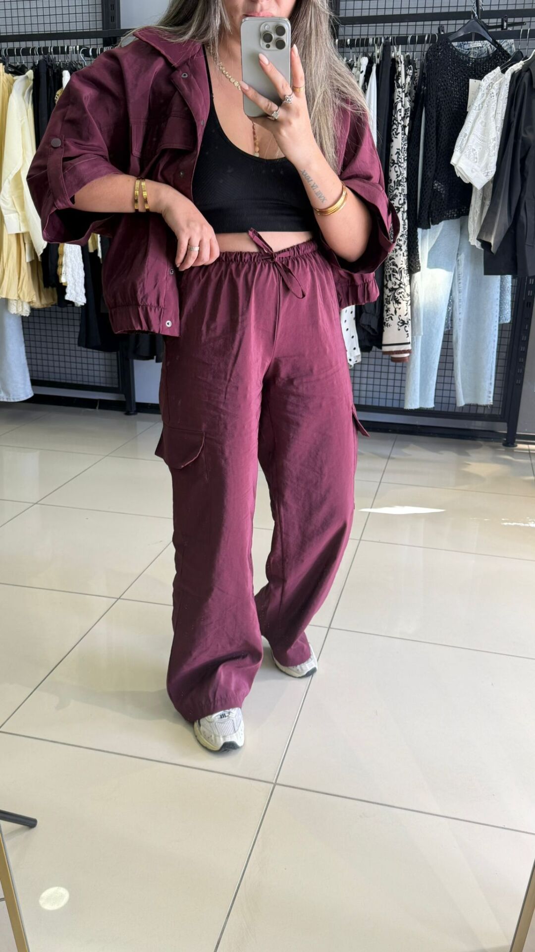 Beli Lastikli Kargo Pantolon