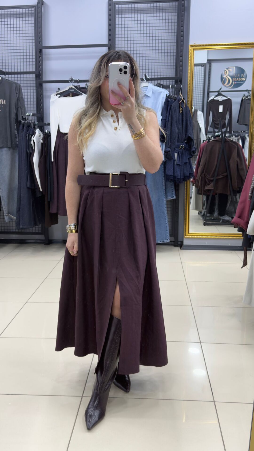 Marka Model  Kendinden Kemerli Etek