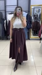 Corspan İplikli Orjınal Marka Polo Yaka Bluz-BEYAZ