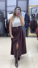 Corspan İplikli Orjınal Marka Polo Yaka Bluz-BEYAZ